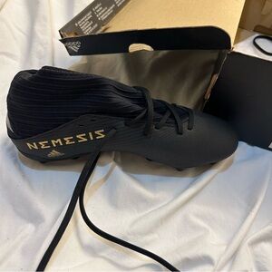 Adidas Nemeziz Black and Gold Athletic Shoes